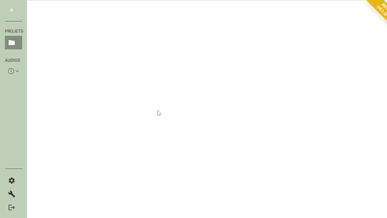 View audios interface